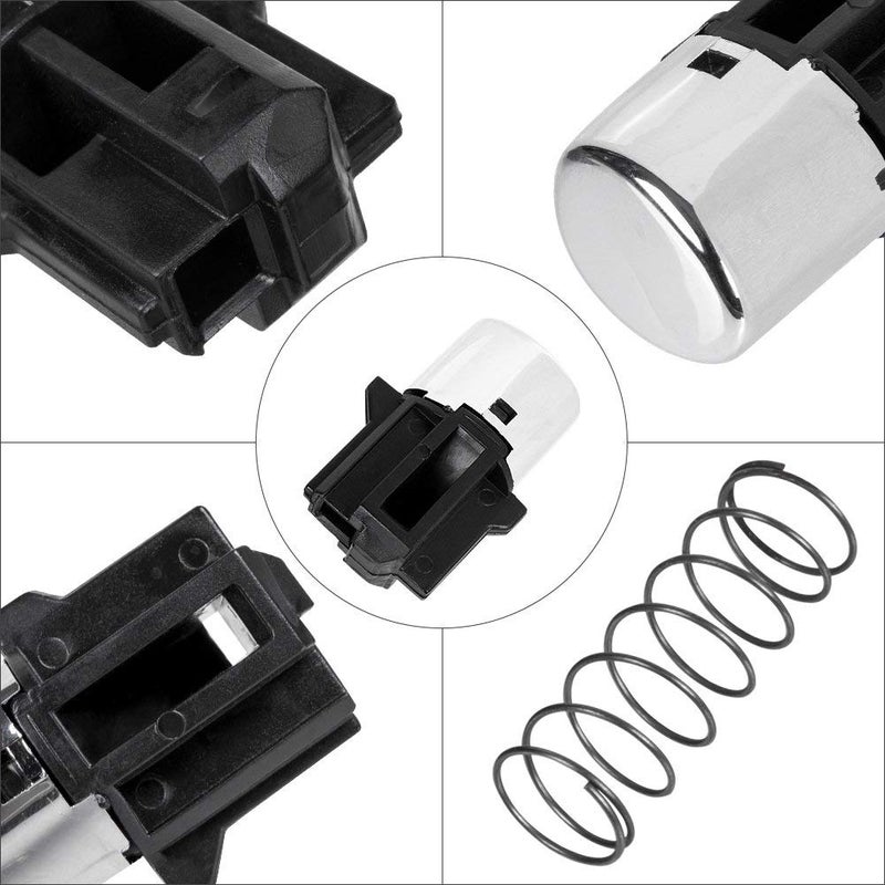 Muzzys Premium Replacement OEM Quality Shift Knob Shifter Button Handle Repair Kit with Spring Fits Honda Accord 2003 2004 2005 2006 with Automatic Transmissions 54132-SDA-A81 54133-SDA-A81 - Image 4